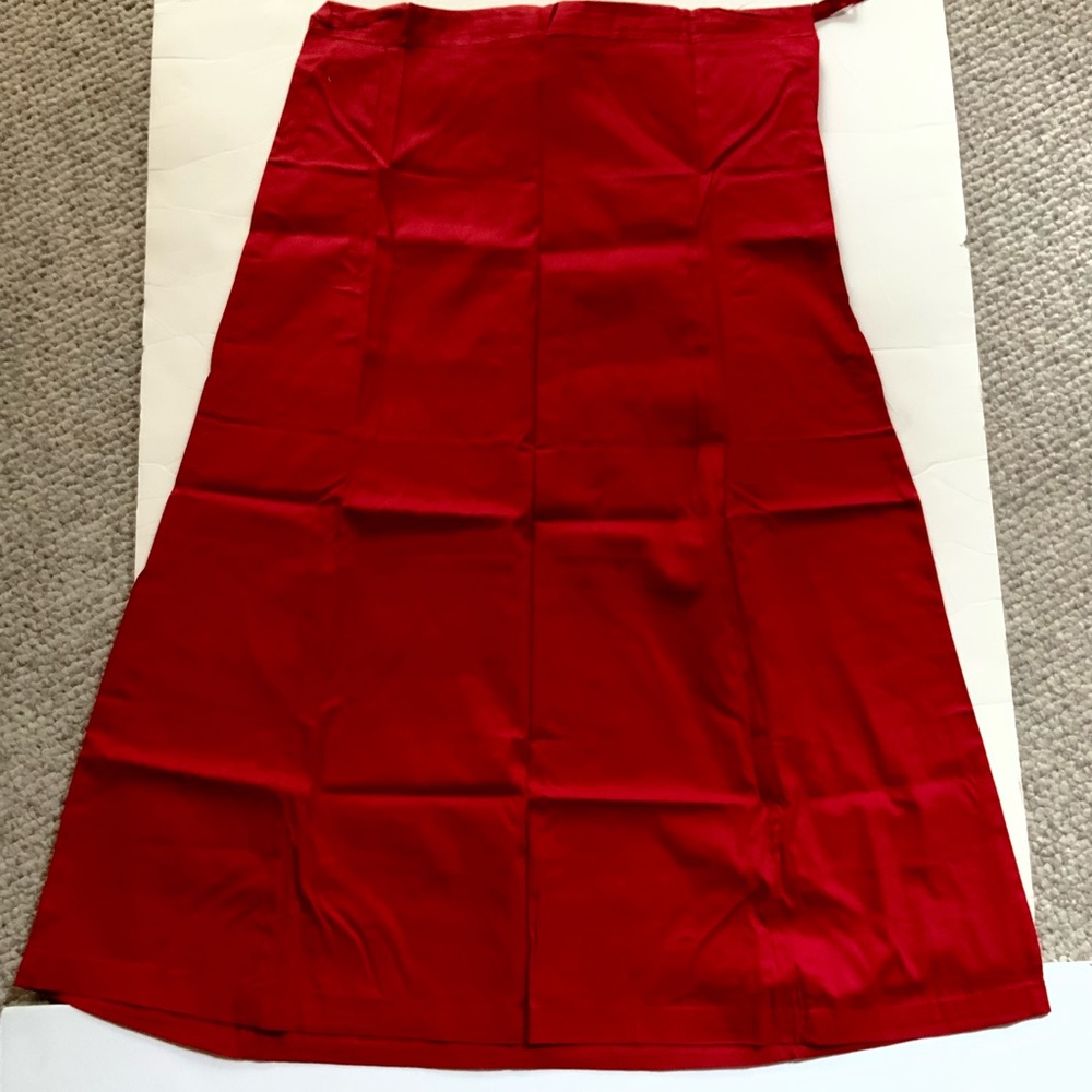 Petticoat Underskirt Liner Slip for Sari Dress Red